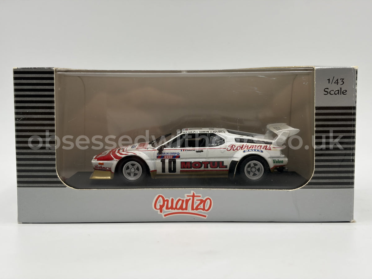 1/43 1982 BMW M1 - Tour de Corse - Darniche / Mahe - Quartzo | Model Rally Car