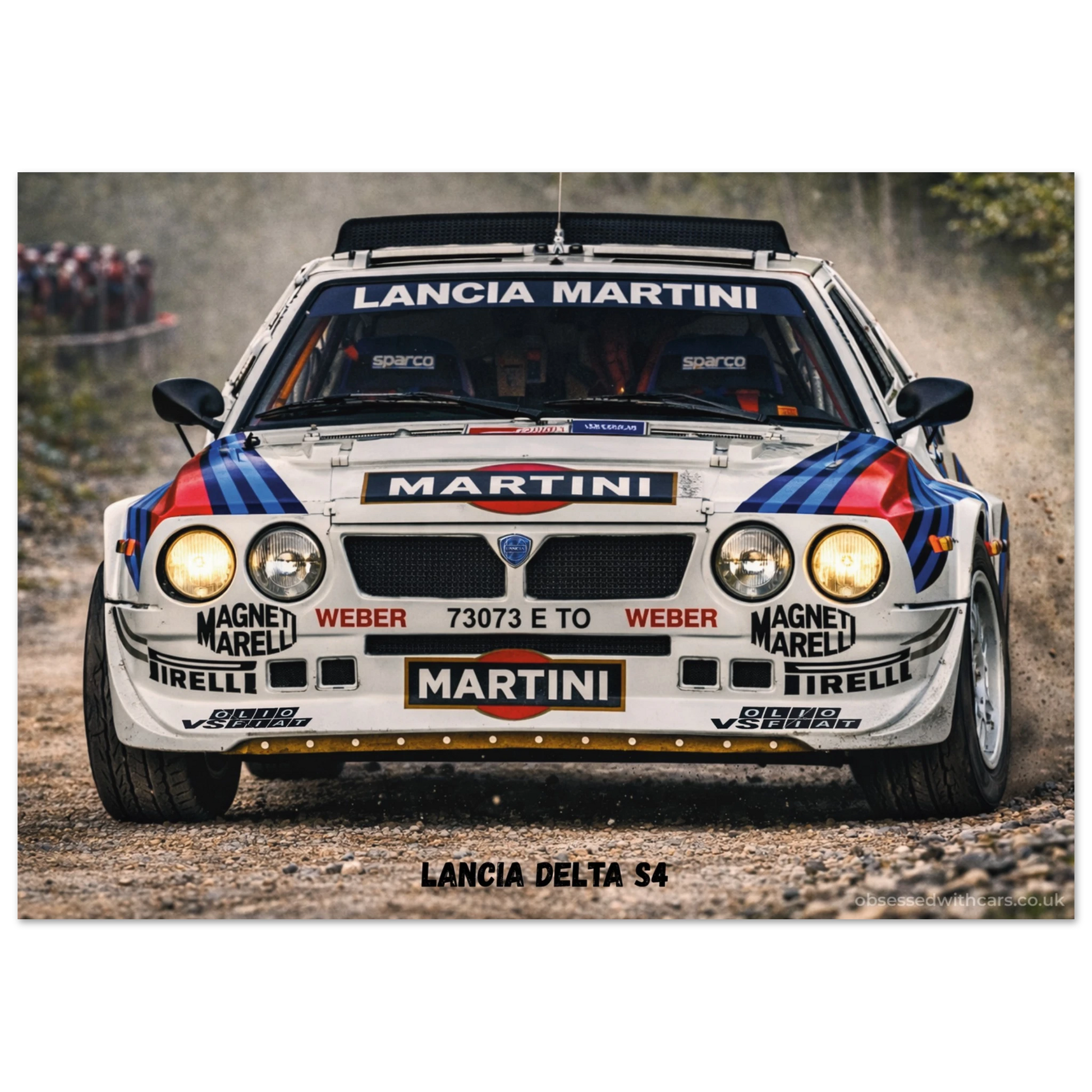 Lancia Delta S4 Poster - Rally Legends Collection