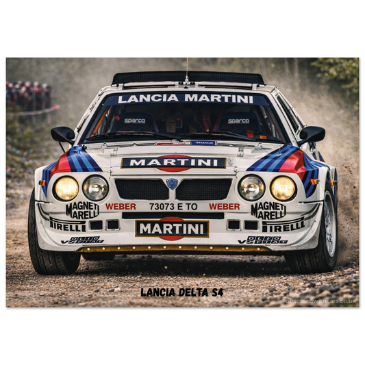 Lancia Delta S4 Poster - Rally Legends Collection