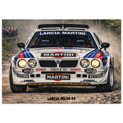 Lancia Delta S4 Poster - Rally Legends Collection