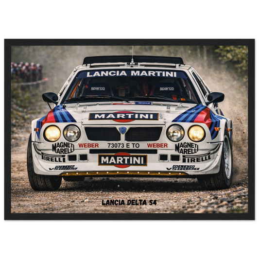Lancia Delta S4 Poster - Rally Legends Collection