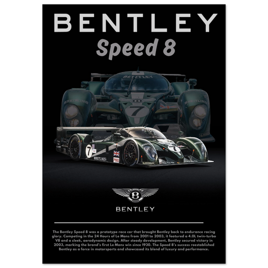 Bentley Speed 8 Poster