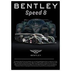 700 Bentley Speed 8 Poster