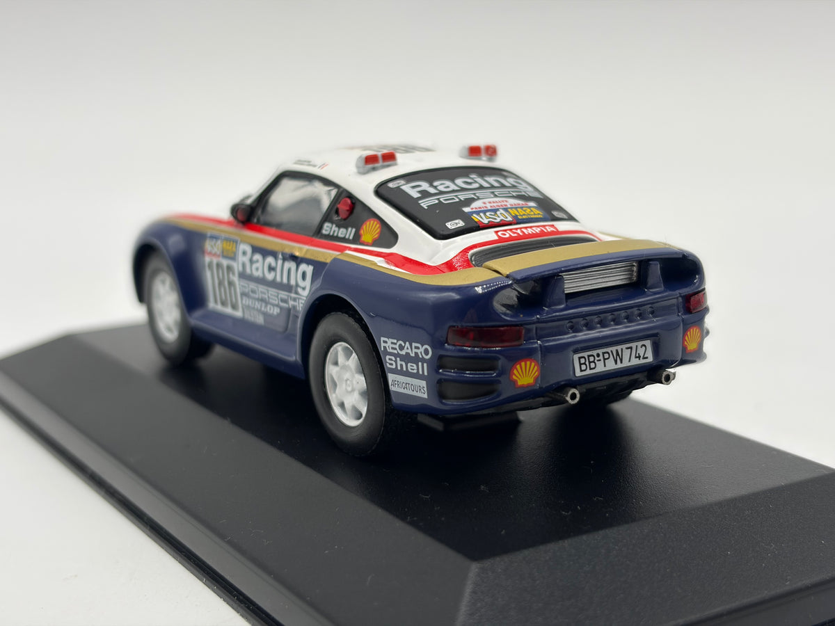 1/43 1986 Porsche 959 - Paris-Dakar - Metge / Lemoyne | Model Rally Car