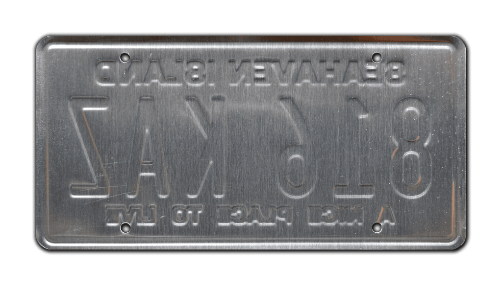 816 KAZ - The Truman Show - Truman's Ford Taurus | License Plate