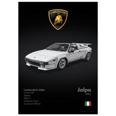 279 Lamborghini Jalpa Poster - Monochrome Collection