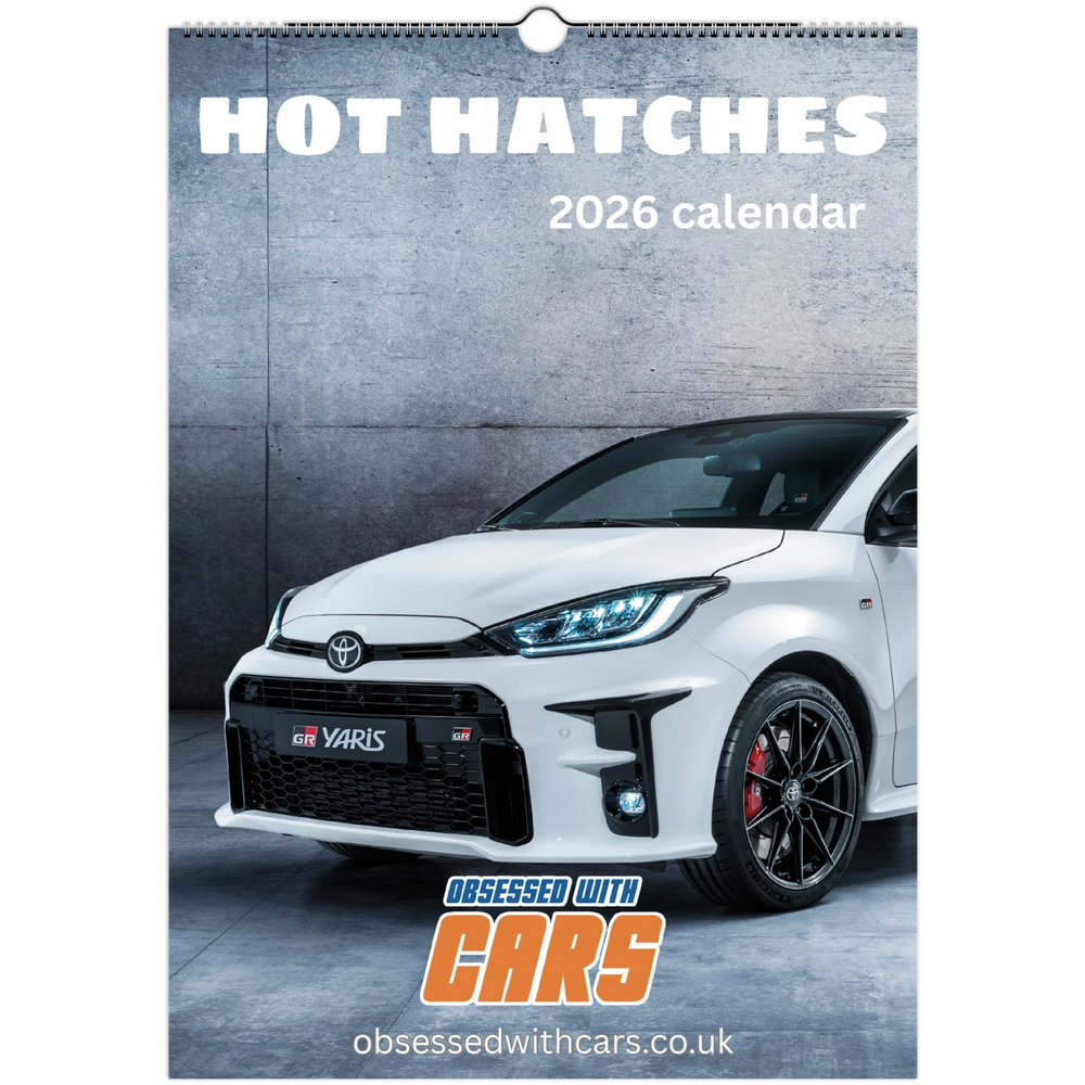 Hot Hatches Calendar 2026 | A3 Car Calendar