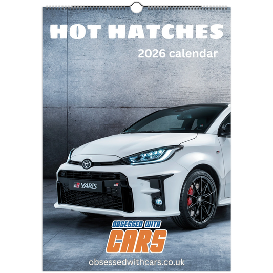 Hot Hatches Calendar 2026 | A3 Car Calendar
