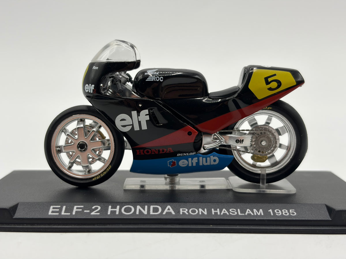 1/24 1985 Elf-2 Honda - Ron Haslam | Champion Racing Bikes