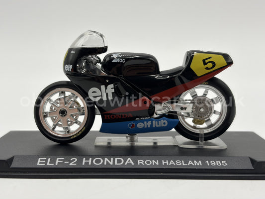 1/24 1985 Elf-2 Honda - Ron Haslam | Champion Racing Bikes