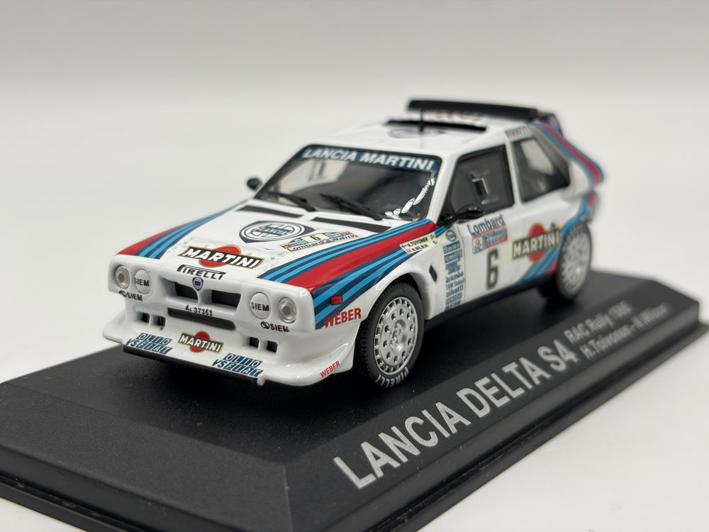 1/43 1985 Lancia Delta S4 - RAC Rally - Toivonen / Wilson | Model Rally Car