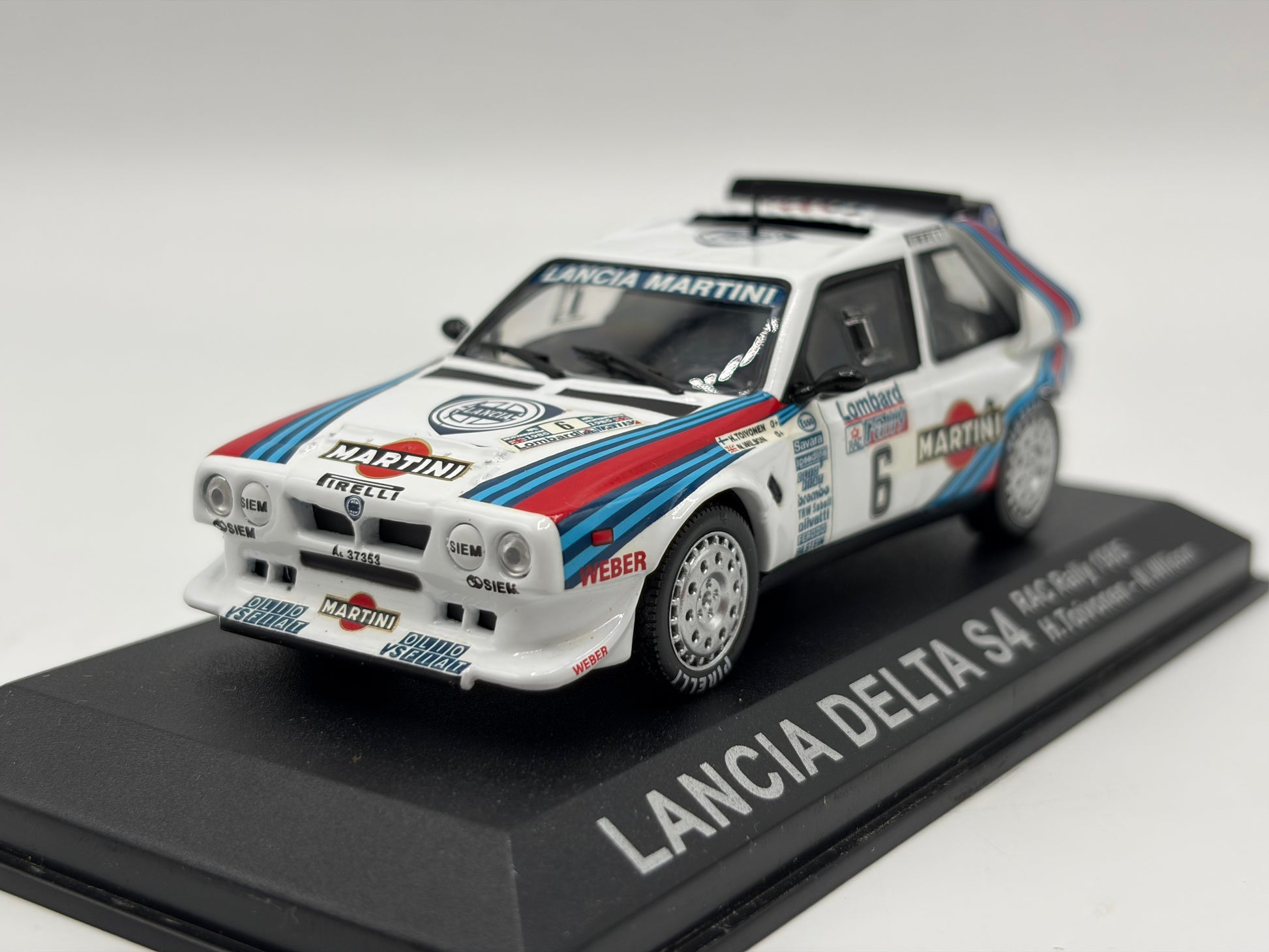 1/43 1985 Lancia Delta S4 - RAC Rally - Toivonen / Wilson | Model Rally Car