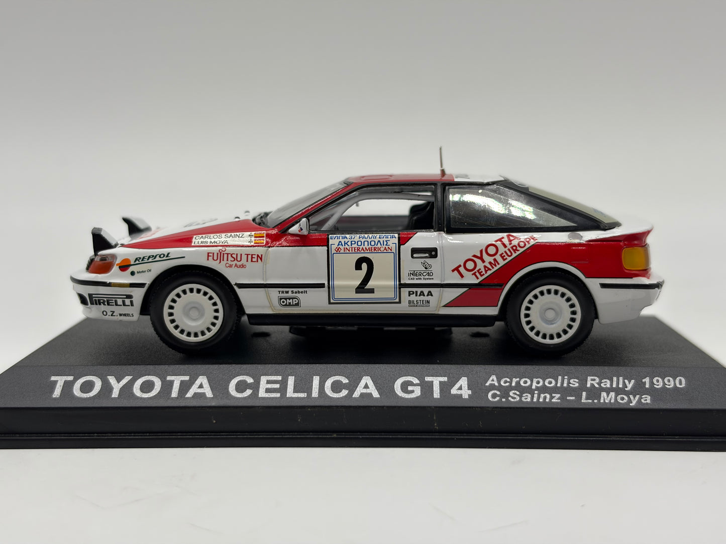 1/43 1990 Toyota Celica GT4 - Acropolis Rally - Sainz / Moya | Model Rally Car