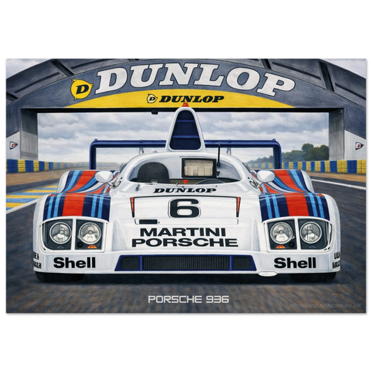 Porsche 936 Poster - Le Mans Legends Collection