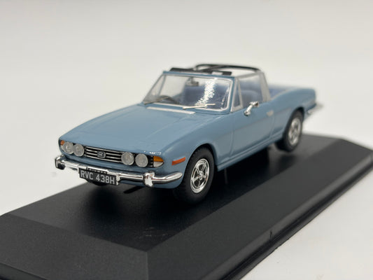 1/43 1970 Triumph Stag MK1 - Wedgewood Blue | Corgi Vanguards | Model Car
