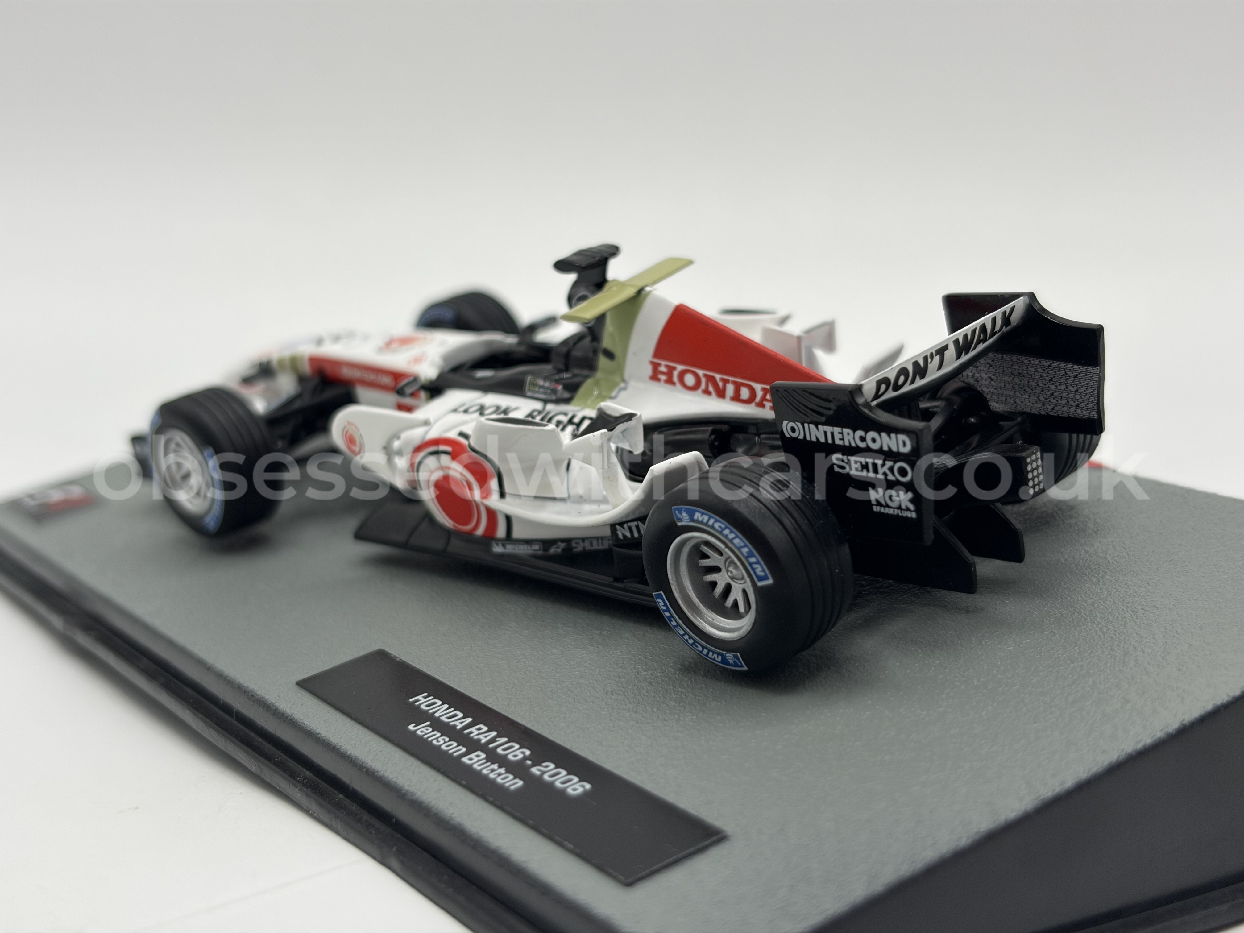 1/43 2006 Honda RA106 - Jenson Button | Model Car - Obsessed With Cars