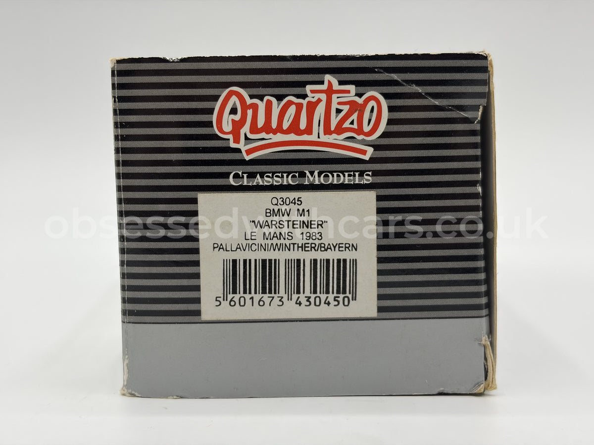 1/43 1983 BMW M1 - Bayern / Pallavicini / Winther - Quartzo | Model Le Mans Car