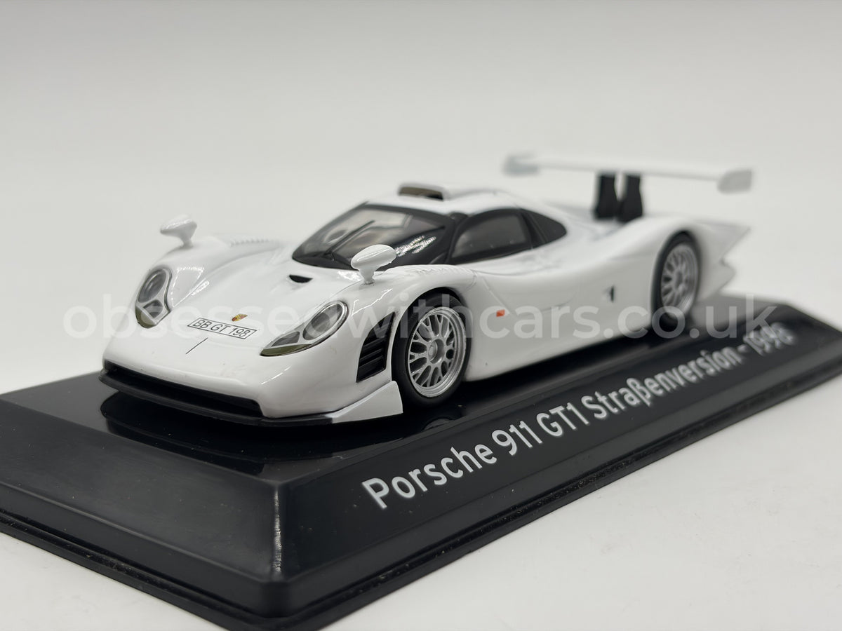 1/43 1998 Porsche 911 GT1 Straßenversion | Model Car | Supercar Collection