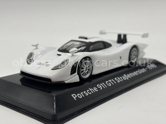 1/43 1998 Porsche 911 GT1 Straßenversion | Model Car | Supercar Collection