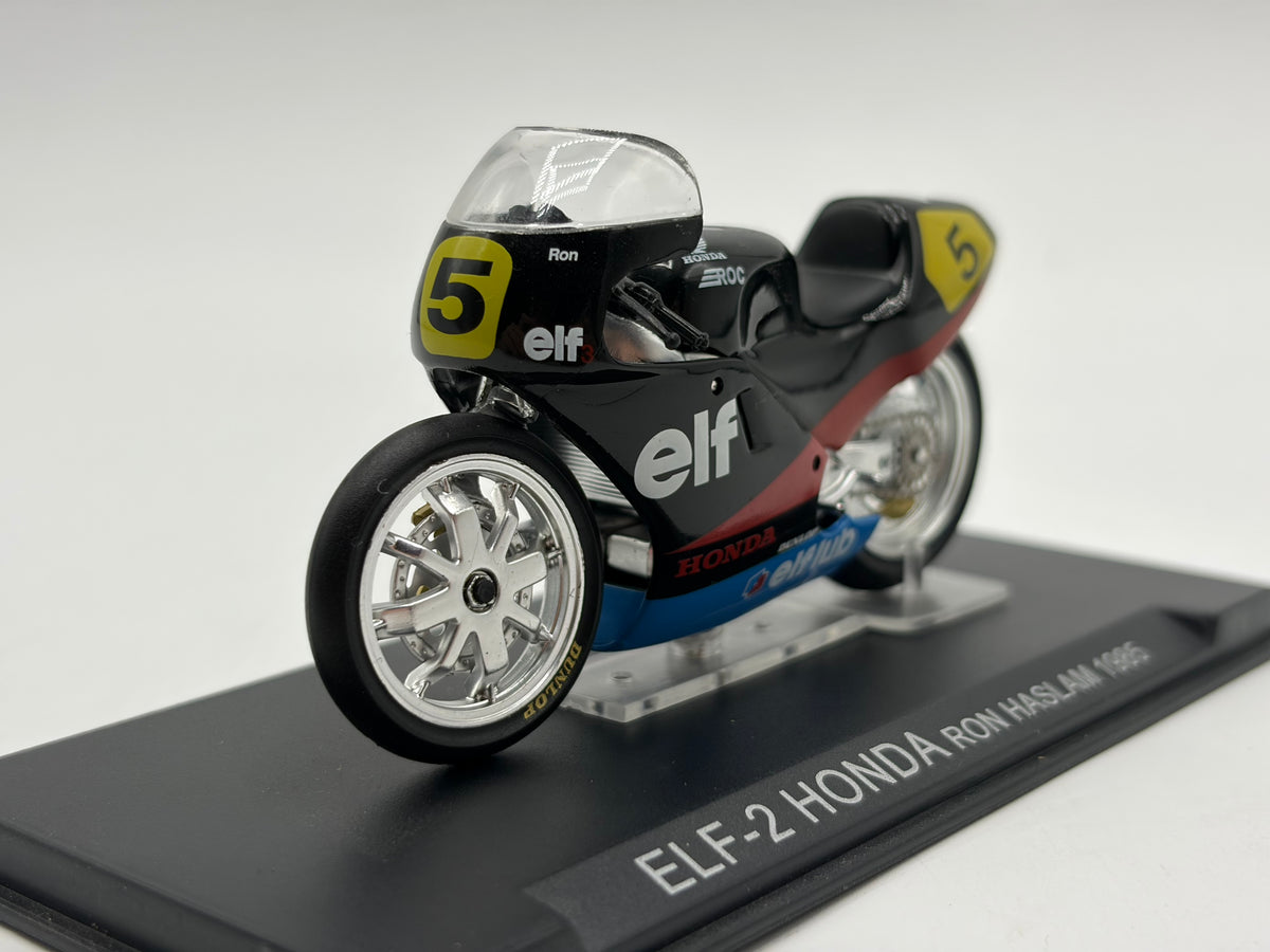 1/24 1985 Elf-2 Honda - Ron Haslam | Champion Racing Bikes