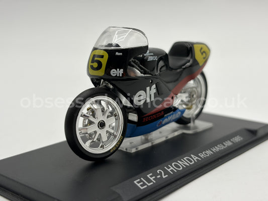 1/24 1985 Elf-2 Honda - Ron Haslam | Champion Racing Bikes