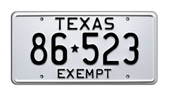 86 523 - Smokey & the Bandit - Sherrif Buford T. Justice's Pontiac LeMans | License Plate