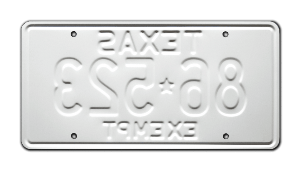 86 523 - Smokey & the Bandit - Sherrif Buford T. Justice's Pontiac LeMans | License Plate
