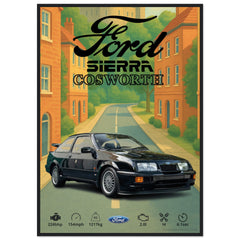 220 Ford Sierra Cosworth RS Poster - Abstract Collection
