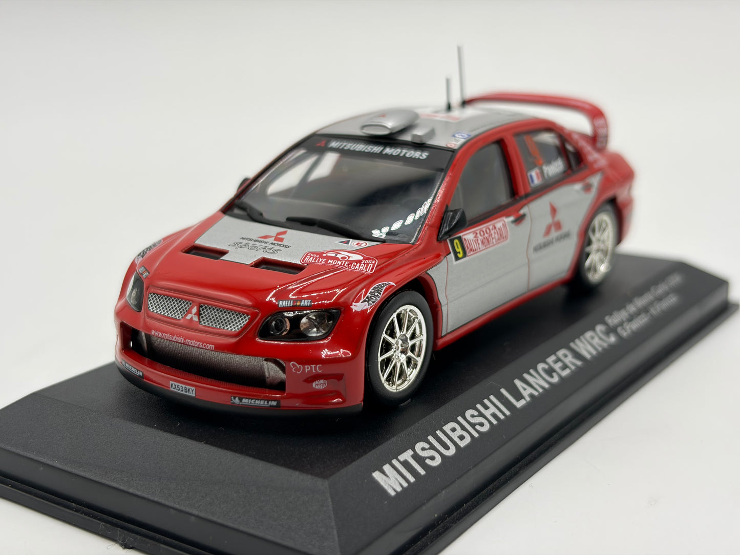 1/43 2004 Mitsubishi Lancer WRC - Monte Carlo Rally - Panizzi / Panizzi | Model Rally Car