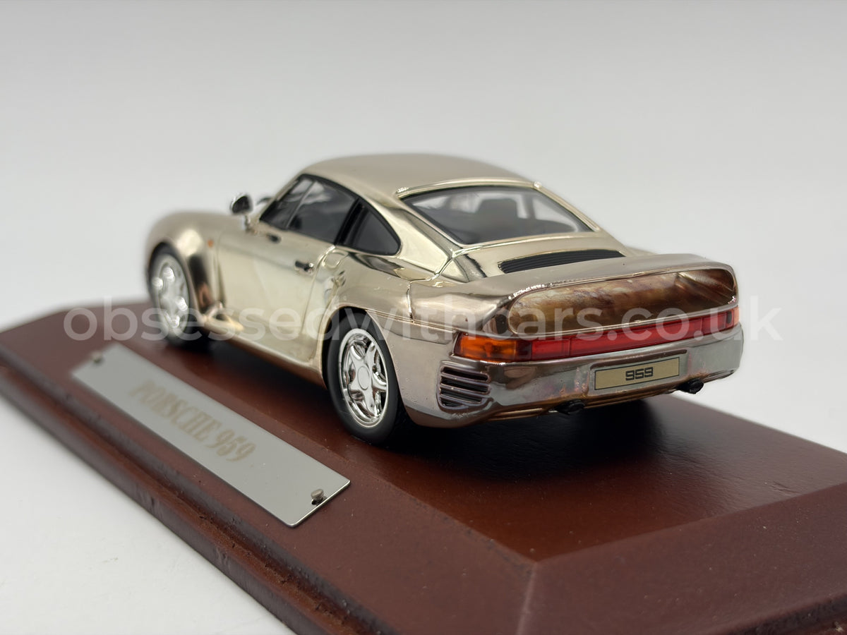1/43 1987 Porsche 959 - Chrome | Model Car