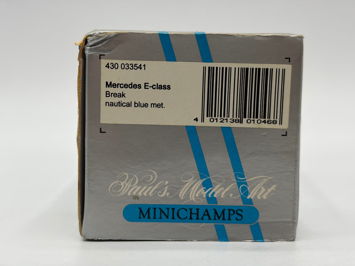 1/43 1993 Mercedes E-Class Break - Nautical Blue - Minichamps | Model Car