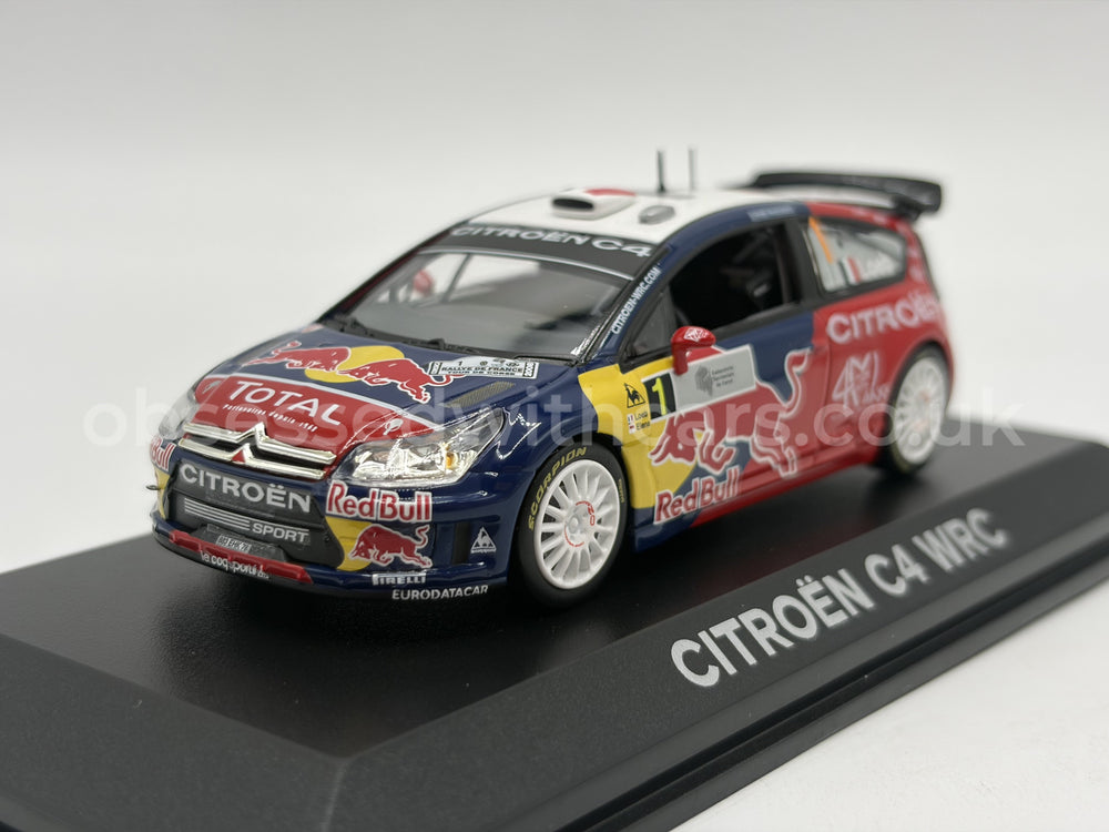 1/43 2008 Citroen C4 WRC - Tour de Corse - Sebastien Loeb - Norev | Model Rally Car