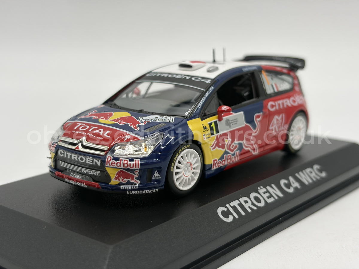 1/43 2008 Citroen C4 WRC - Tour de Corse - Sebastien Loeb - Norev | Model Rally Car