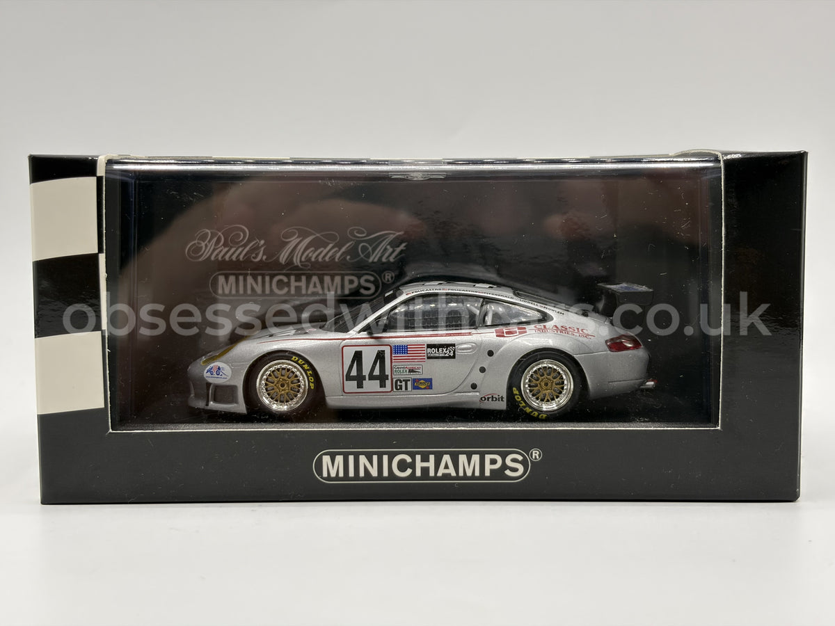 1/43 2004 Porsche 911 GT3 RS - 24h Daytona - Policastro / Policastro Jr / Fitzgerald / Liddell / Mowlem - Minichamps | Model Car