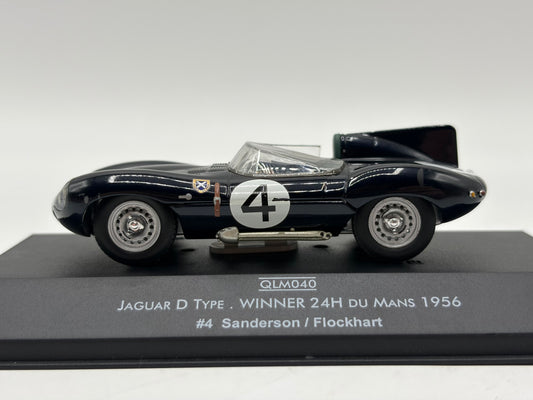 1/43 1956 Jaguar D-Type - Sanderson / Flockhart - Quartzo | Model Le Mans Car