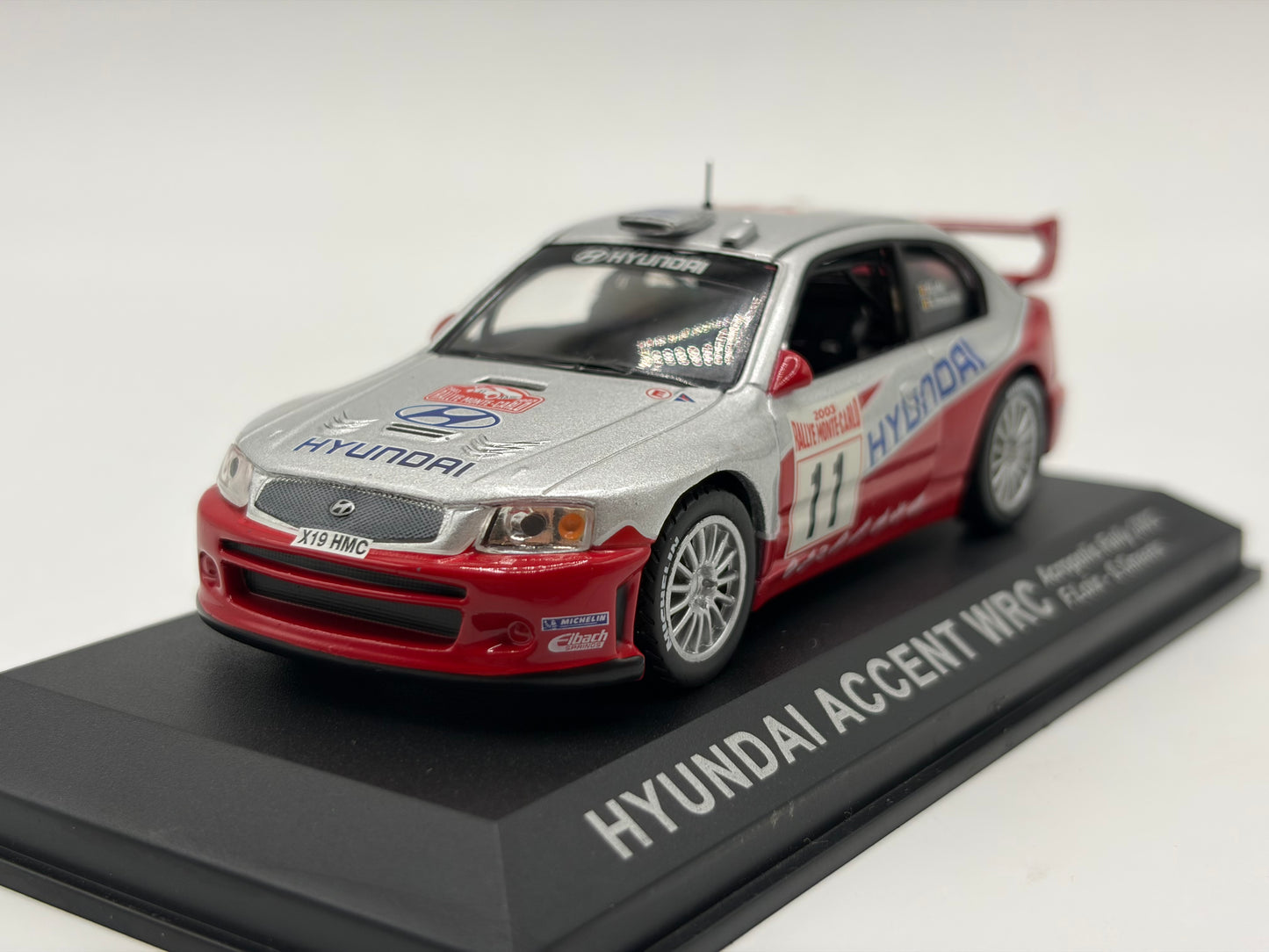 1/43 2003 Hyundai Accent WRC - Monte Carlo Rally - Loix / Smeets | Model Rally Car