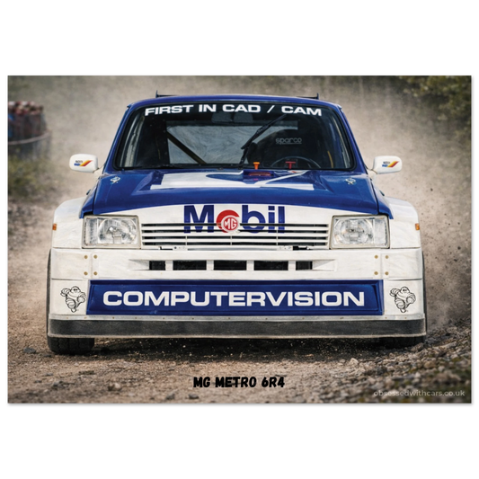 MG Metro 6R4 Poster - Rally Legends Collection