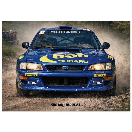 Subaru Impreza Poster - Rally Legends Collection