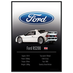 030 Ford RS200 Poster - Accent Collection