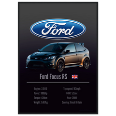 120 Ford Focus RS Poster - Accent Collection