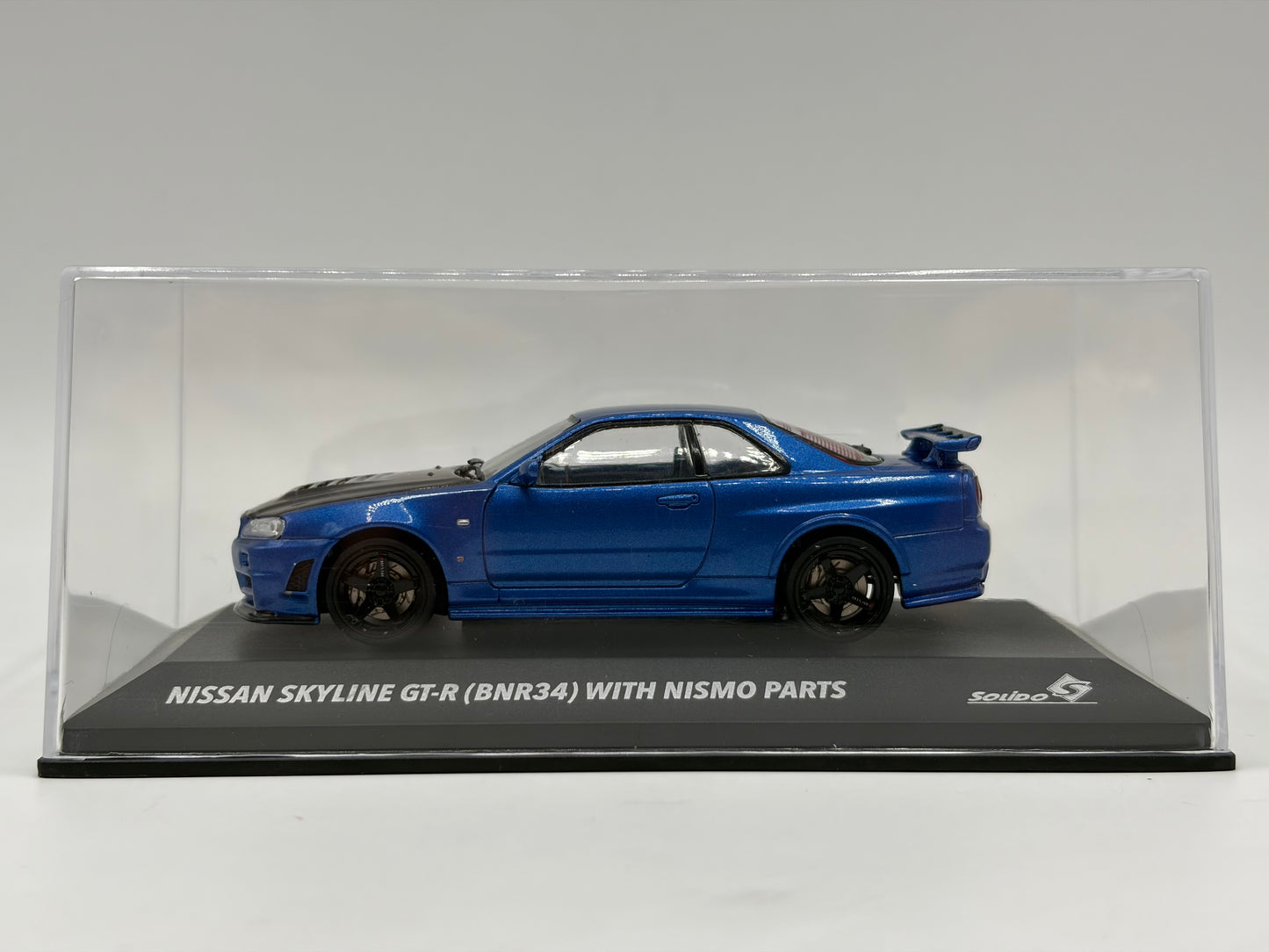 1/43 1998 Nissan Skyline GT-R (R34) ZTune - Bayside Blue - Solido | Model Car