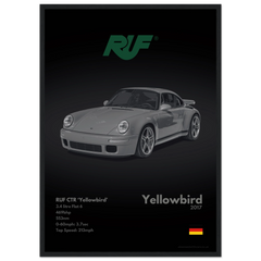 323 RUF CTR Yellowbird Poster - Monochrome Collection