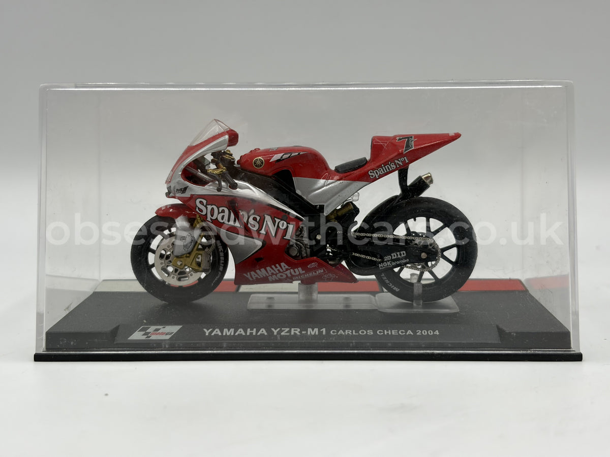 1/24 2004 Yamaha YZR-M1 - Carlos Checa | Racing Bike Model