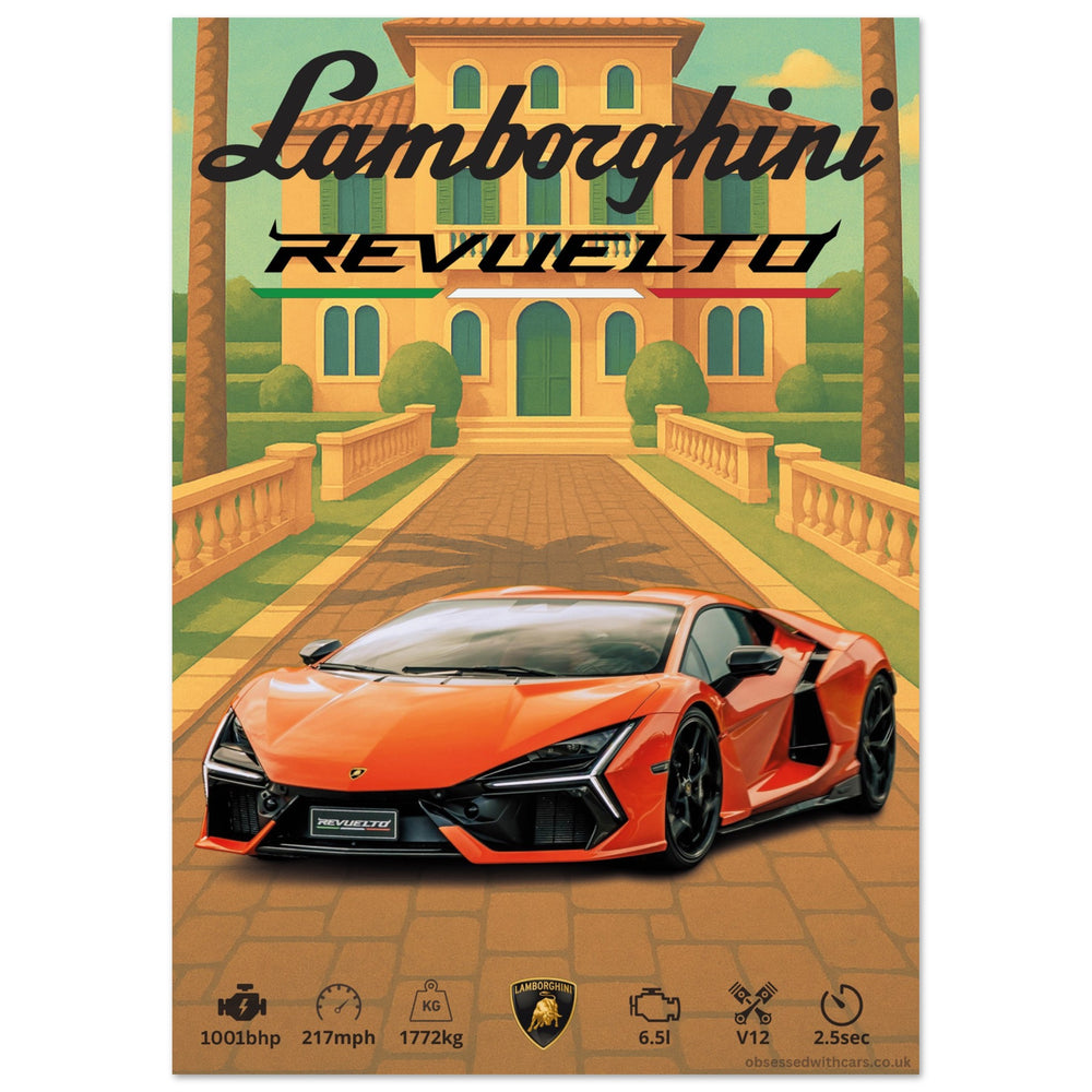 010 Lamborghini Revuelto Poster - Abstract Collection