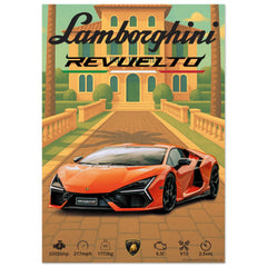 010 Lamborghini Revuelto Poster - Abstract Collection