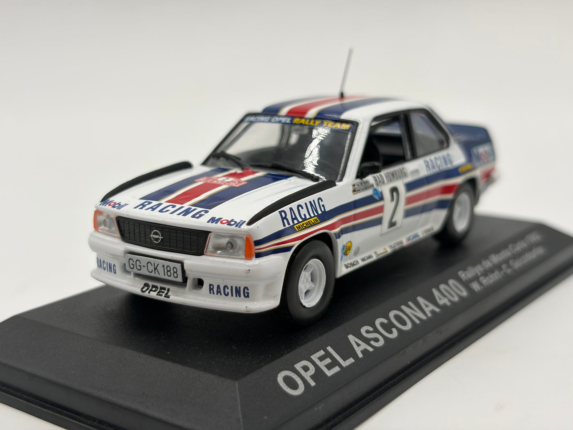 1/43 1982 Opel Ascona 400 - Monte Carlo Rally - Rohrl / Geistdorfer | Model Rally Car
