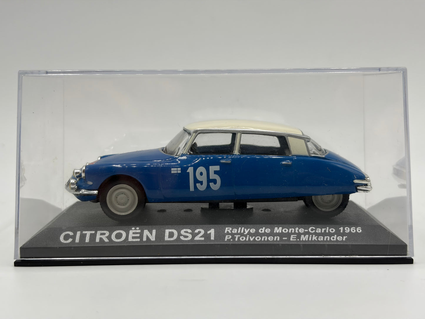 1/43 1966 Citroen DS21 - Monte Carlo Rally - Toivonen / Mikander | Model Rally Car