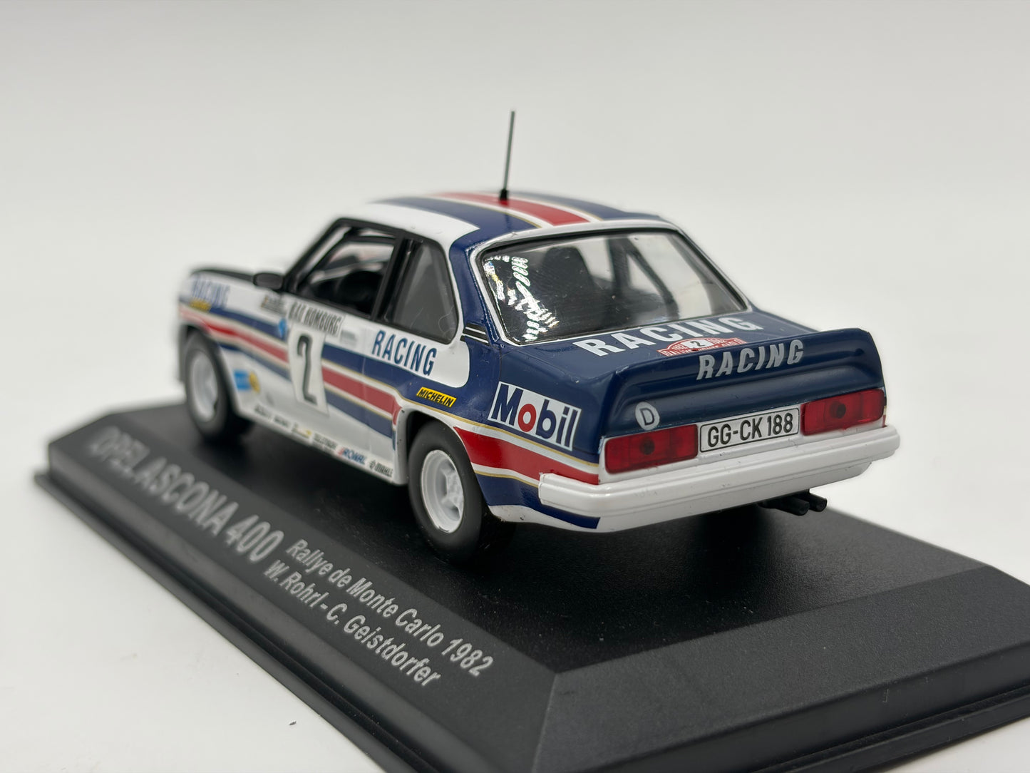 1/43 1982 Opel Ascona 400 - Monte Carlo Rally - Rohrl / Geistdorfer | Model Rally Car