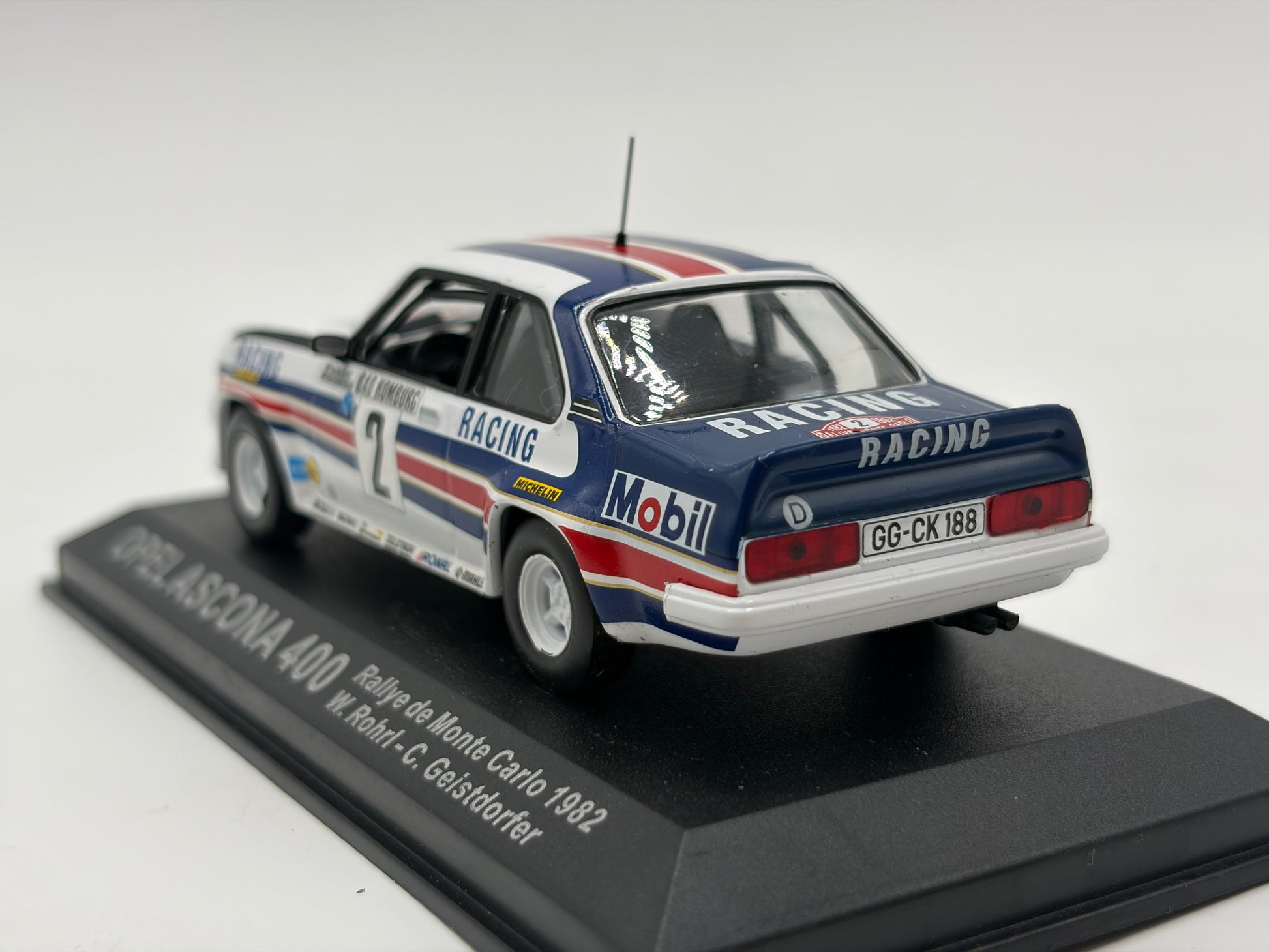 1/43 1982 Opel Ascona 400 - Monte Carlo Rally - Rohrl / Geistdorfer | Model Rally Car