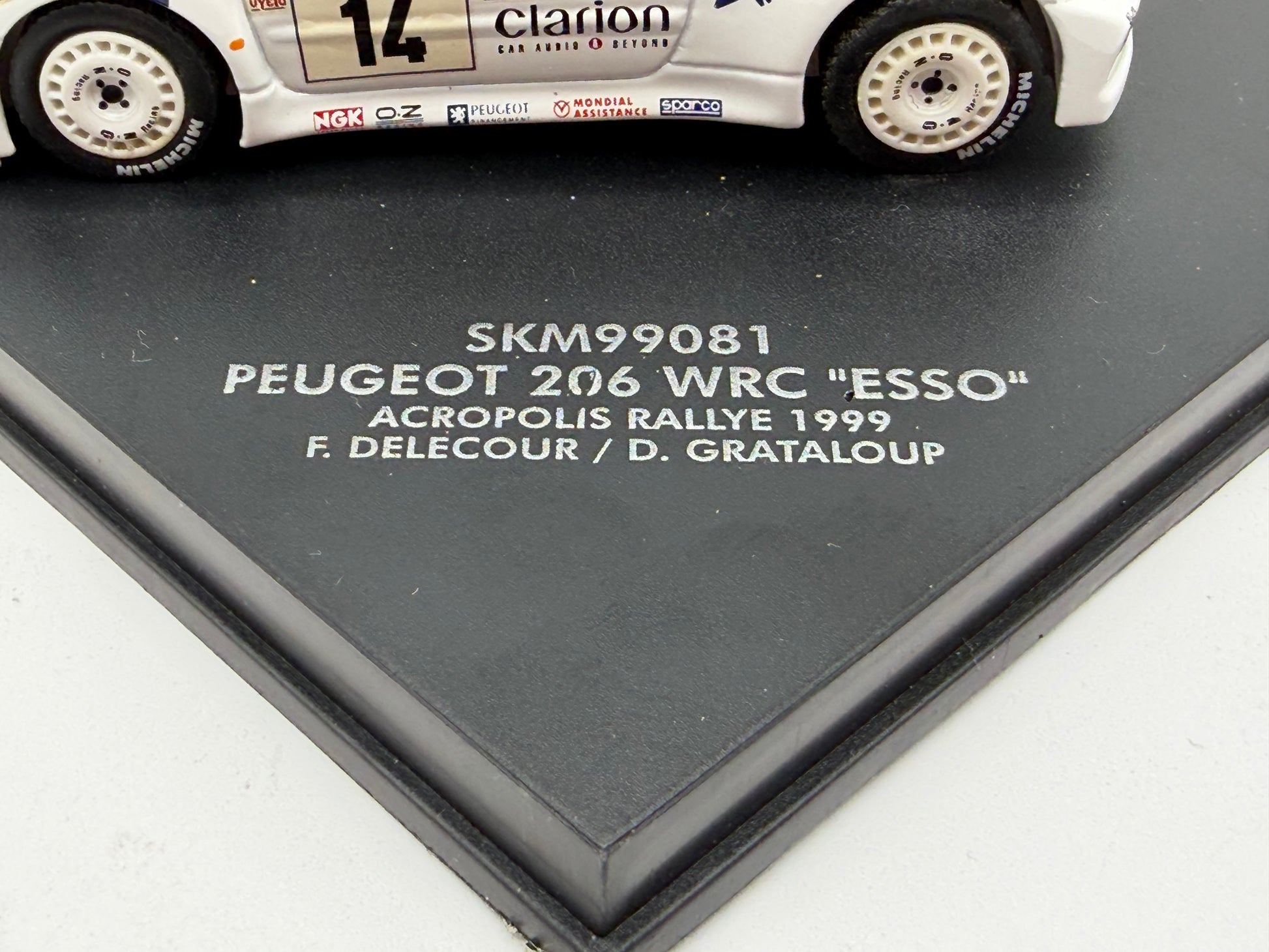 1/43 1999 Peugeot 206 WRC - Acropolis Rallye - Delecour / Grataloup - Skid